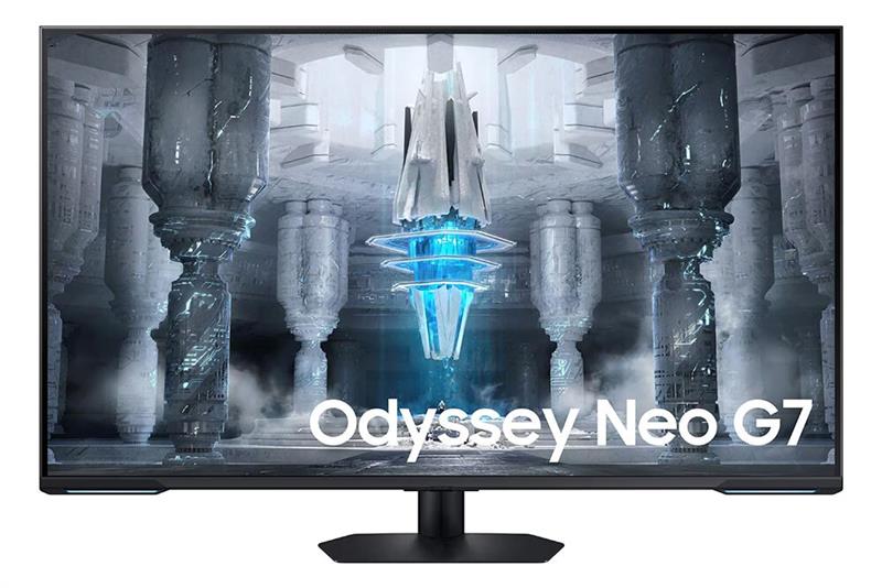 Монiтор Samsung 43" Odyssey Neo G7 Smart (LS43CG700NIXUA) VA Black/White