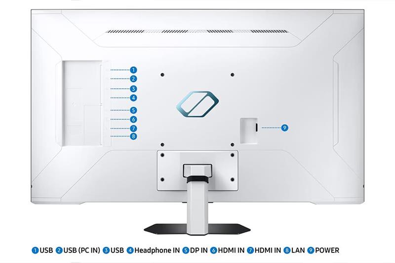 Монiтор Samsung 43" Odyssey Neo G7 Smart (LS43CG700NIXUA) VA Black/White