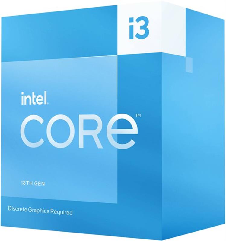 Процесор Intel Core i3 13100F 3.4GHz (12MB, Raptor Lake, 58W, S1700) Box (BX8071513100F)