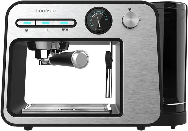 фото Ріжкова кавоварка еспресо Cecotec Cumbia Power Espresso 20 Square Pro (CCTC-01983)
