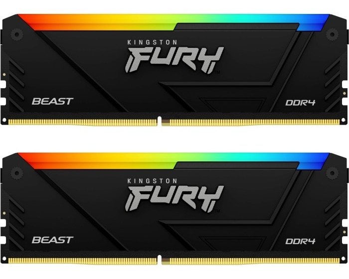 Модуль пам`яті DDR4 2x8GB/3600 Kingston Fury Beast RGB (KF436C17BB2AK2/16)