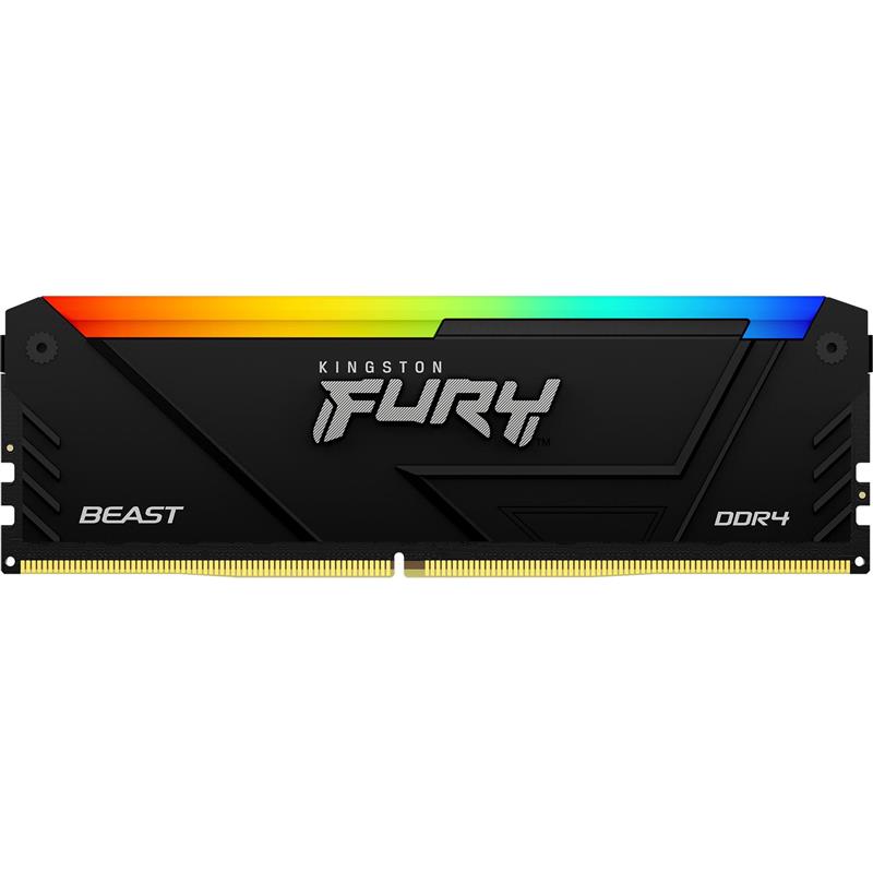 Модуль пам`яті DDR4 2x8GB/3200 Kingston Fury Beast RGB (KF432C16BB2AK2/16)