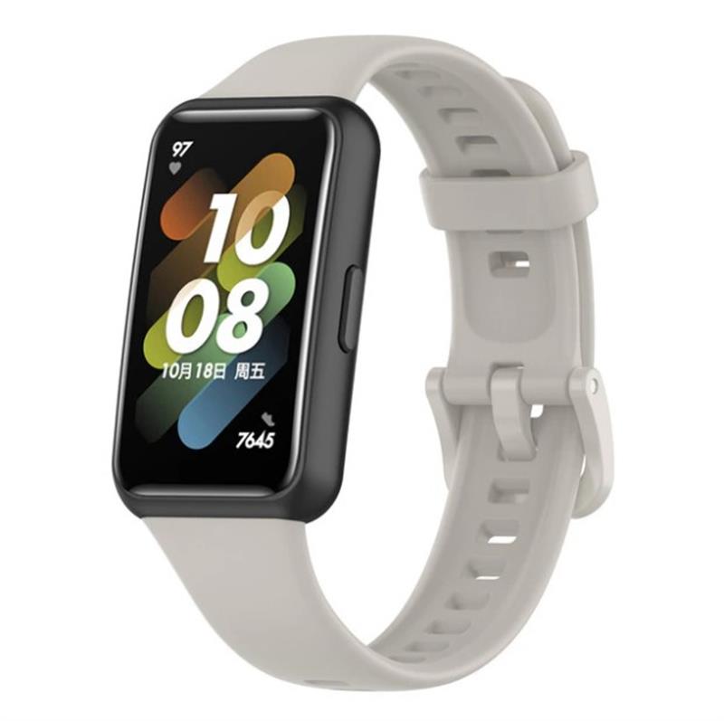 Силіконовий ремінець BeCover для Huawei Band 7/Honor Band 7 Gray (709462)