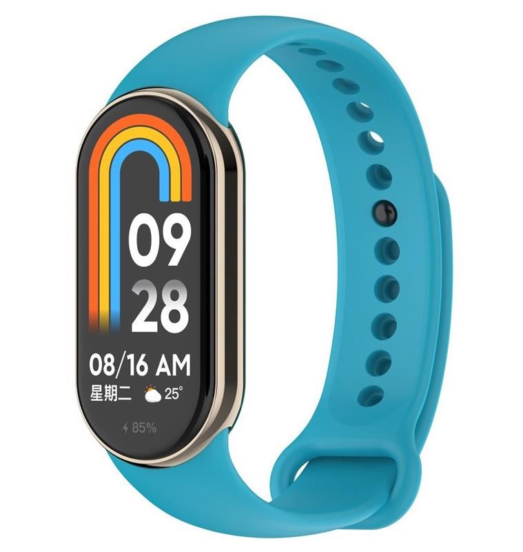 Силіконовий ремінець BeCover для Xiaomi Mi Smart Band 8 Blue (709379)