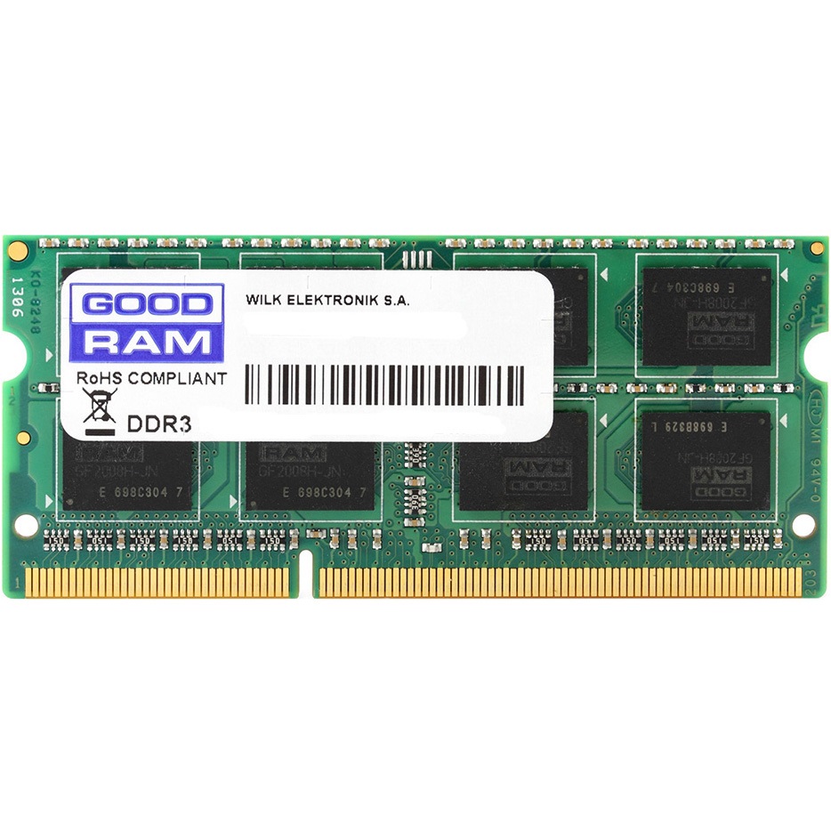 Модуль пам`ятi SO-DIMM 8GB/1600 DDR3 Goodram (GR1600S364L11/8G)