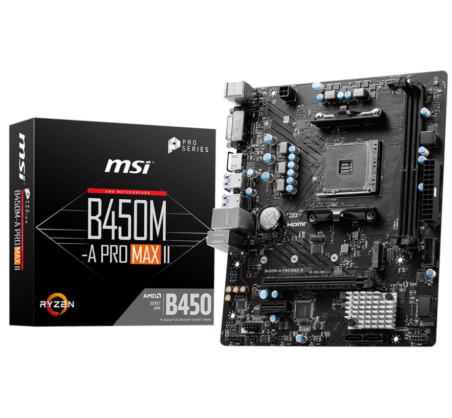 Материнська плата MSI B450M-A Pro Max II Socket AM4