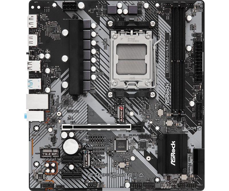 Материнська плата ASRock B650M-H/M.2+ Socket AM5