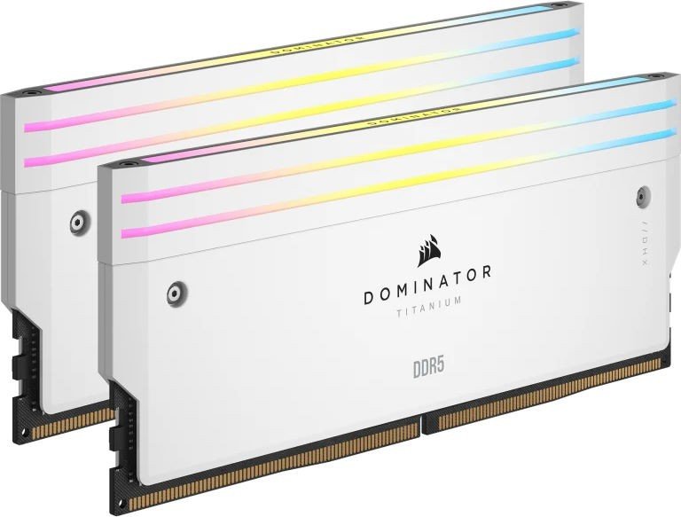 Модуль пам`ятi DDR5 2x16GB/6000 Corsair Dominator Titanium RGB White (CMP32GX5M2B6000C30W)