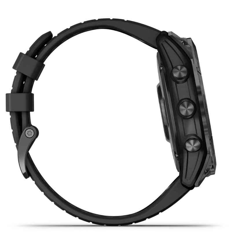 Смарт-годинник Garmin Fenix 7X Pro Sapphire Solar Carbon Gray DLC Titanium with Black Band (010-02778-54)