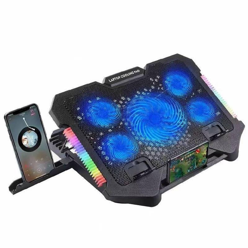 Охолоджуюча пiдставка для ноутбука XoKo NST-051 RGB Black (XK-NST-051RGB-BK)