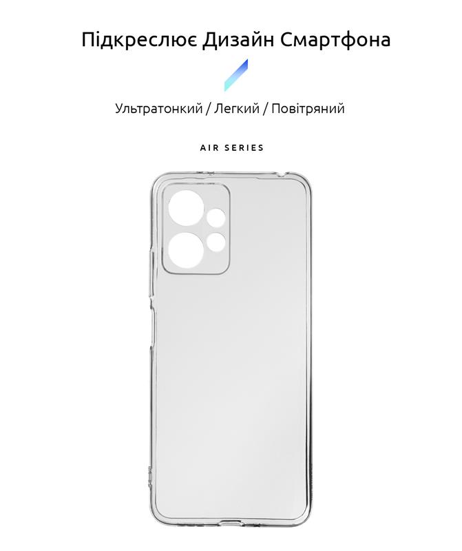 Чохол-накладка Armorstandart Air для Xiaomi Redmi Note 12 4G Camera cover Transparent (ARM67478)