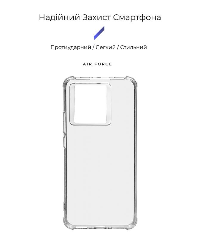 Чохол-накладка Armorstandart Air Force для Xiaomi 13T/13T Pro 5G Transparent (ARM69664)