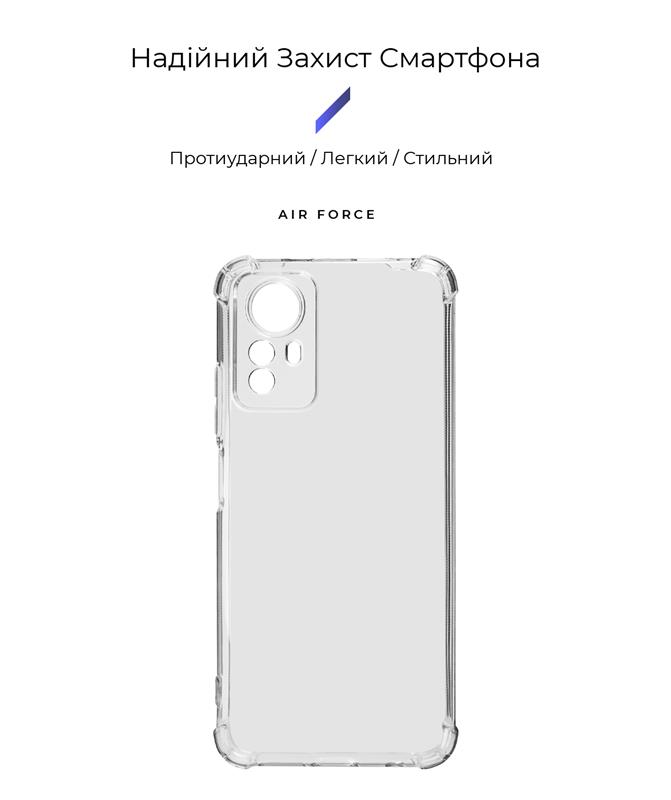 Чохол-накладка Armorstandart Air Force для Xiaomi Redmi Note 12S 4G Camera cover Transparent (ARM68964)