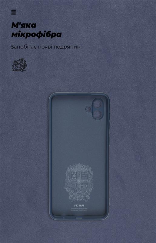 Чохол-накладка Armorstandart Icon для Samsung Galaxy A04 SM-A045 Blue (ARM63903)