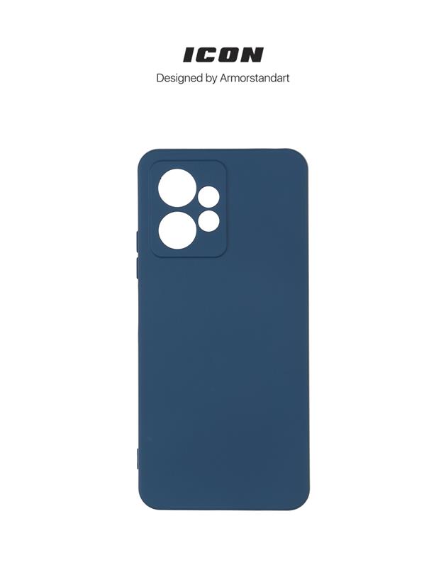 Чохол-накладка Armorstandart Icon для Xiaomi Redmi Note 12 4G Camera cover Dark Blue (ARM67701)