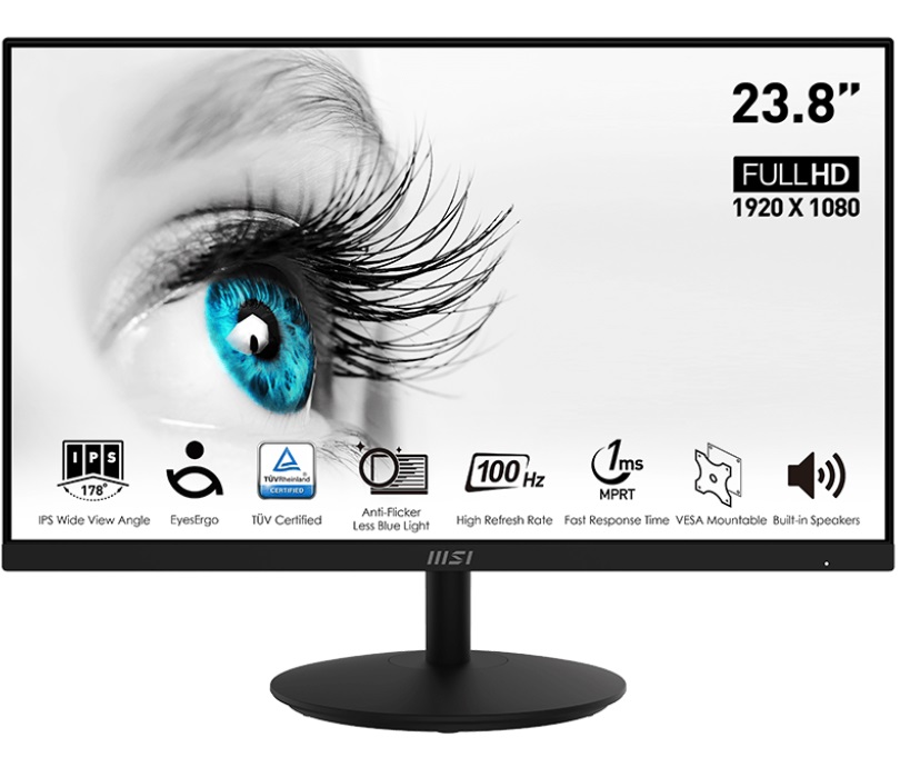 Монітор MSI 23.8" Pro MP242A IPS Black 100Hz