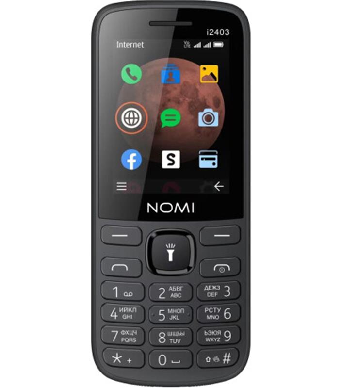 Мобiльний телефон Nomi i2403 Dual Sim Black