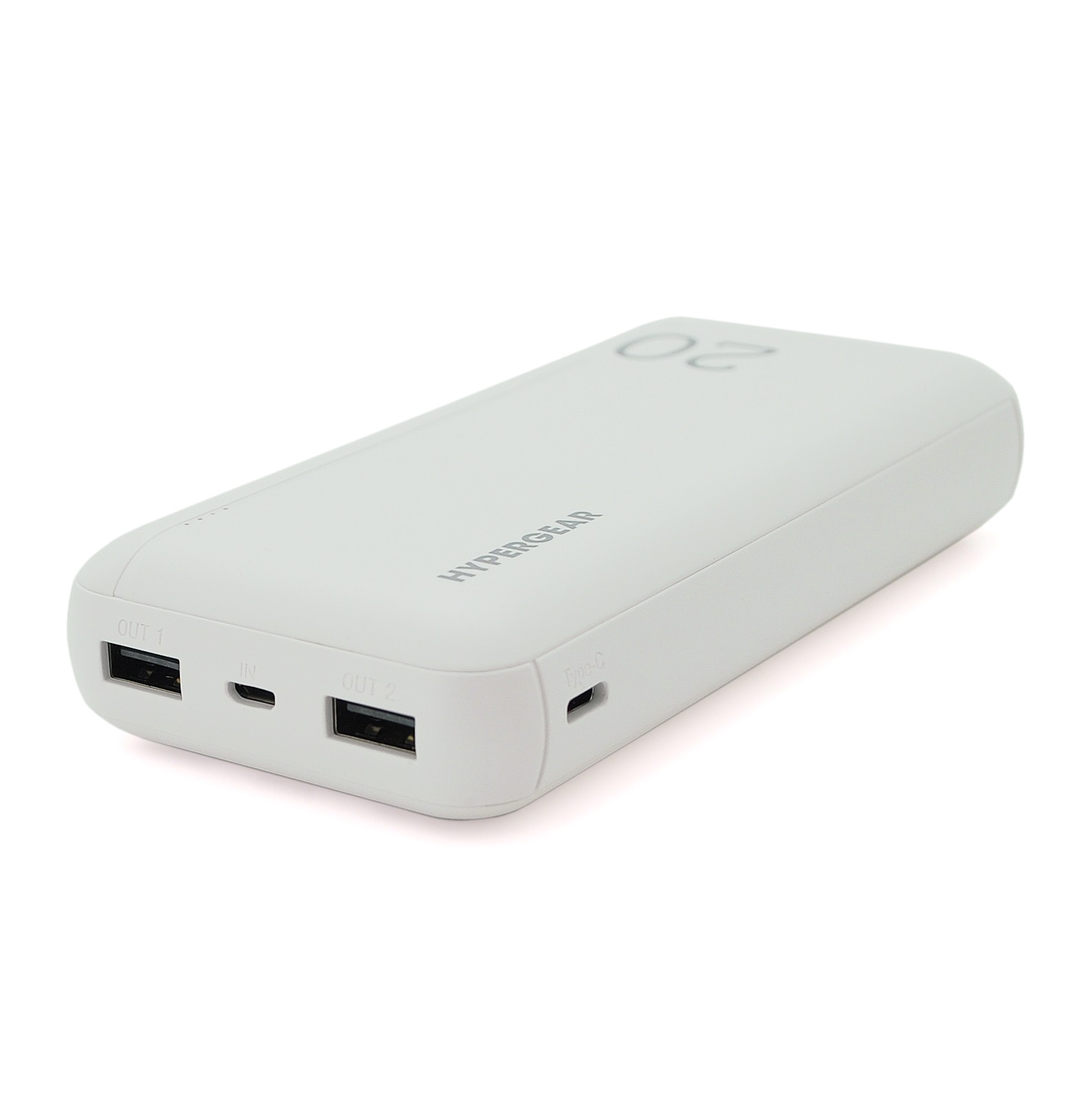 Універсальна мобільна батарея Hypergear 20000mAh Fast Charge White (Hypergear-15460/29509)