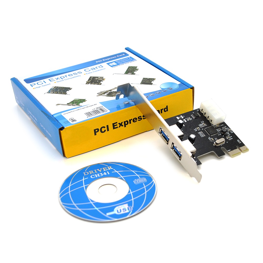 Контролер Voltronic (YT-C-PCI-Е=>2*USB3.0/00352) PCI-Е - USB 3.0, 2port, BOX