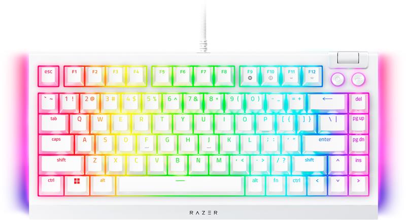 Клавіатура Razer BlackWidow V4 75% White (RZ03-05001700-R3M1)