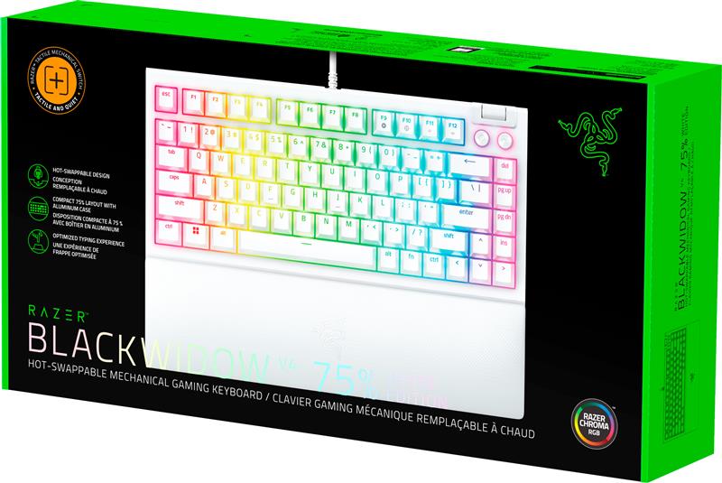 Клавіатура Razer BlackWidow V4 75% White (RZ03-05001700-R3M1)