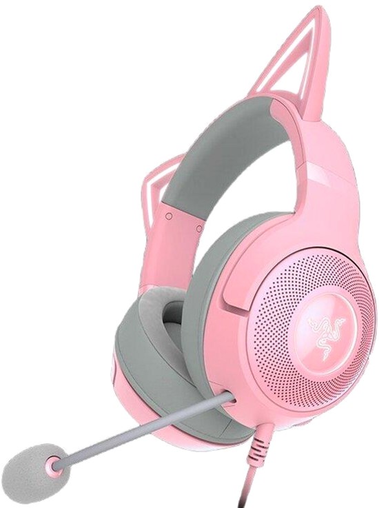 Гарнiтура Razer Kraken Kitty V2 Quartz (RZ04-04730200-R3M1)