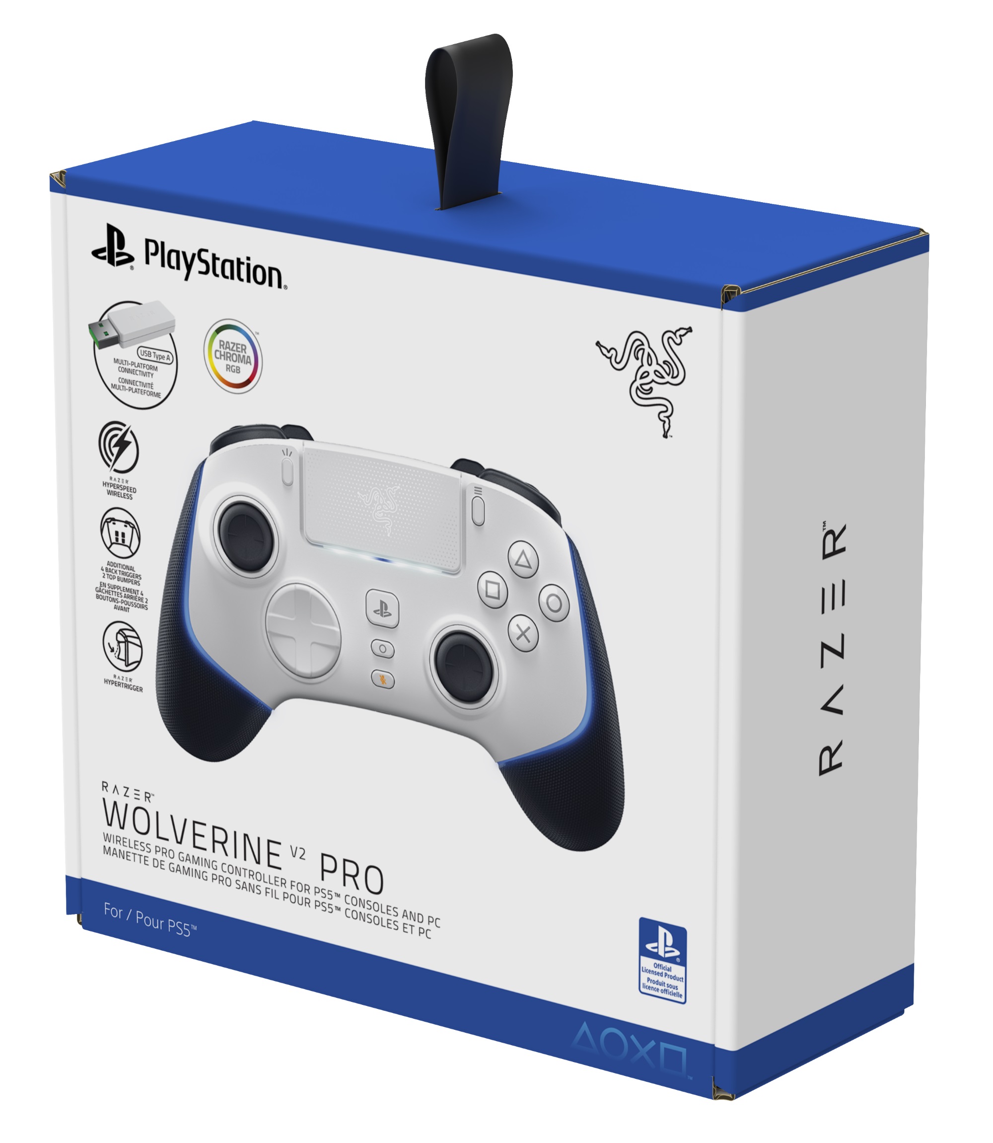 Геймпад Razer Wolverine V2 PRO for PS5 White (RZ06-04710200-R3G1)