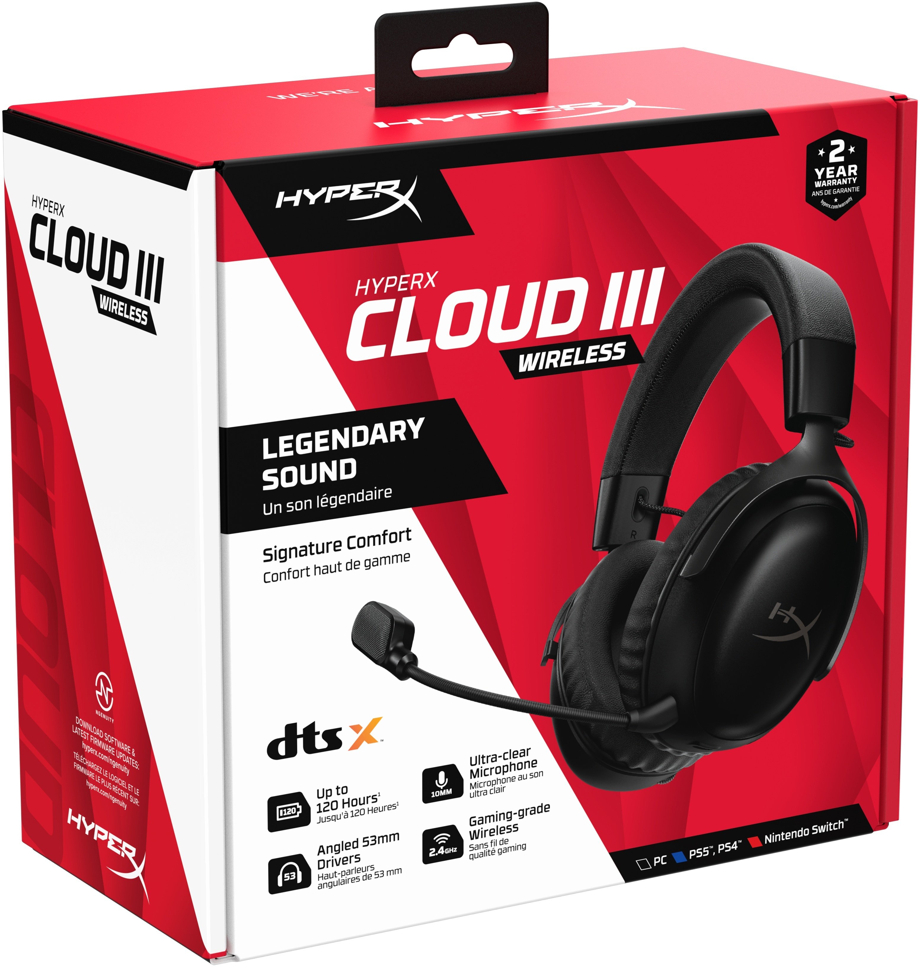 Гарнiтура HyperX Cloud III Wireless Black (77Z45AA)