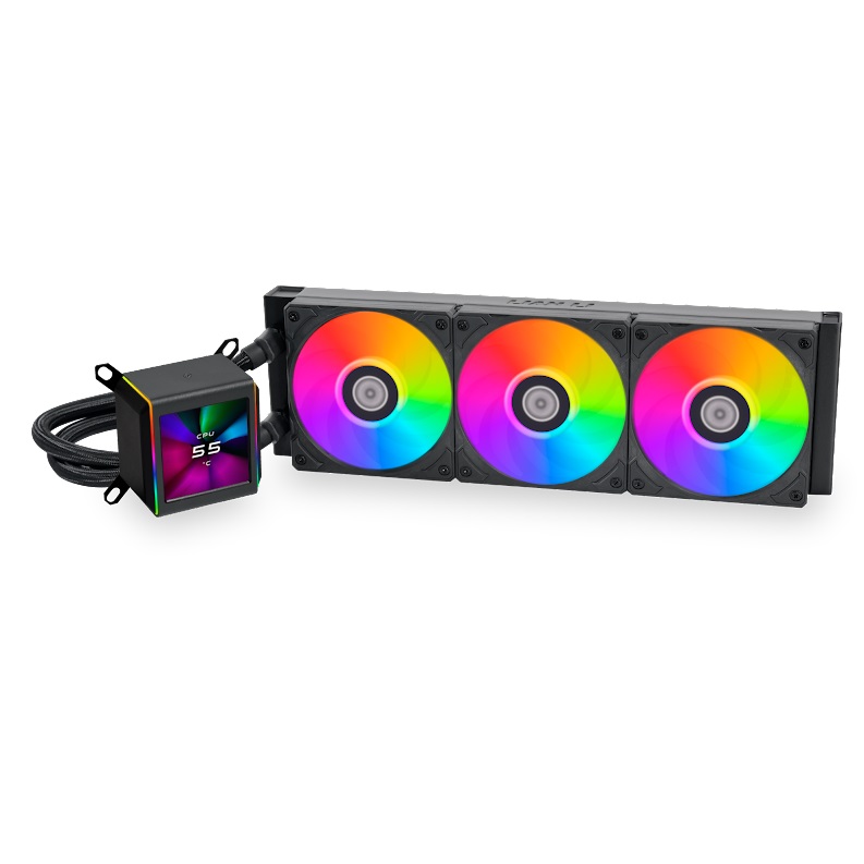Система водяного охолодження Lian Li Galahad II LCD, 360 Black (G89.GA2ALCD36B.00)