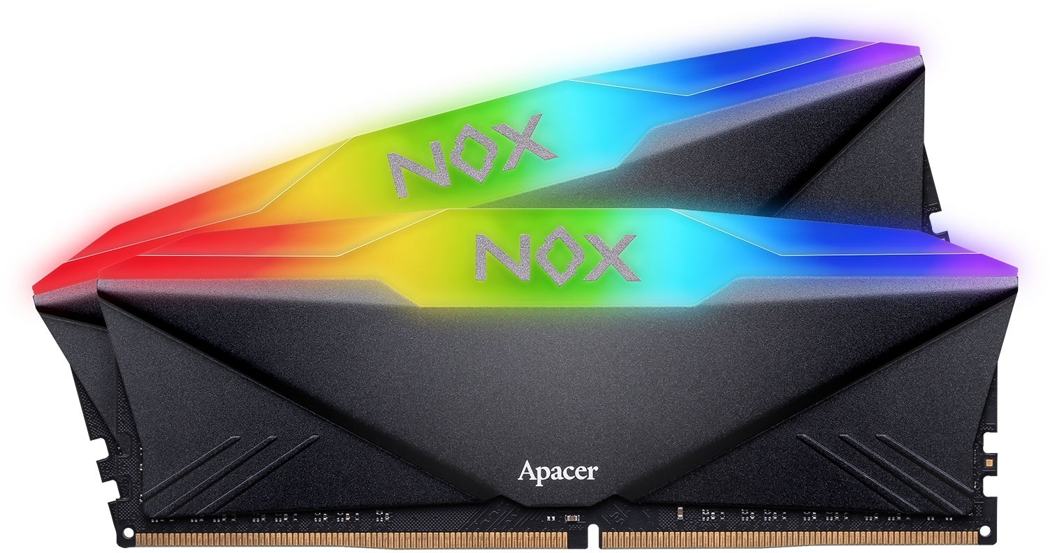 Модуль пам`ятi DDR4 2x16GB/3600 Apacer NOX RGB Black (AH4U32G36C25YNBAA-2)