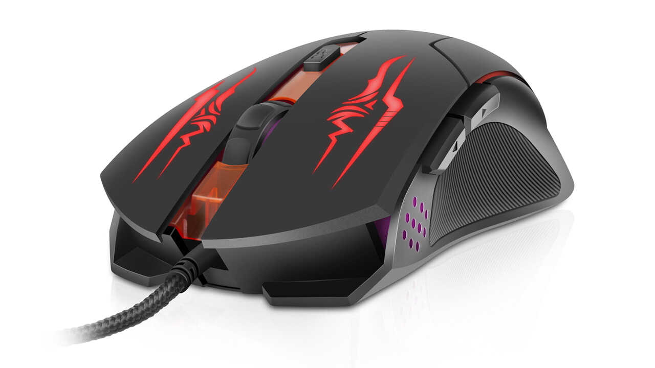 Миша REAL-EL RM-520 Gaming Black  (EL123200020)