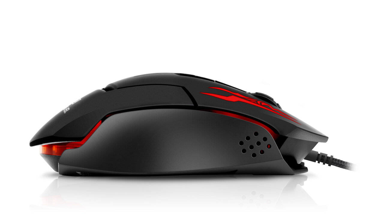 Миша REAL-EL RM-520 Gaming Black  (EL123200020)