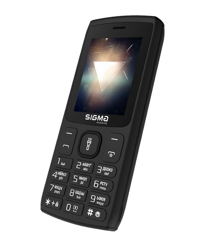 Мобiльний телефон Sigma mobile X-style 34 NRG Type-C Dual Sim Black