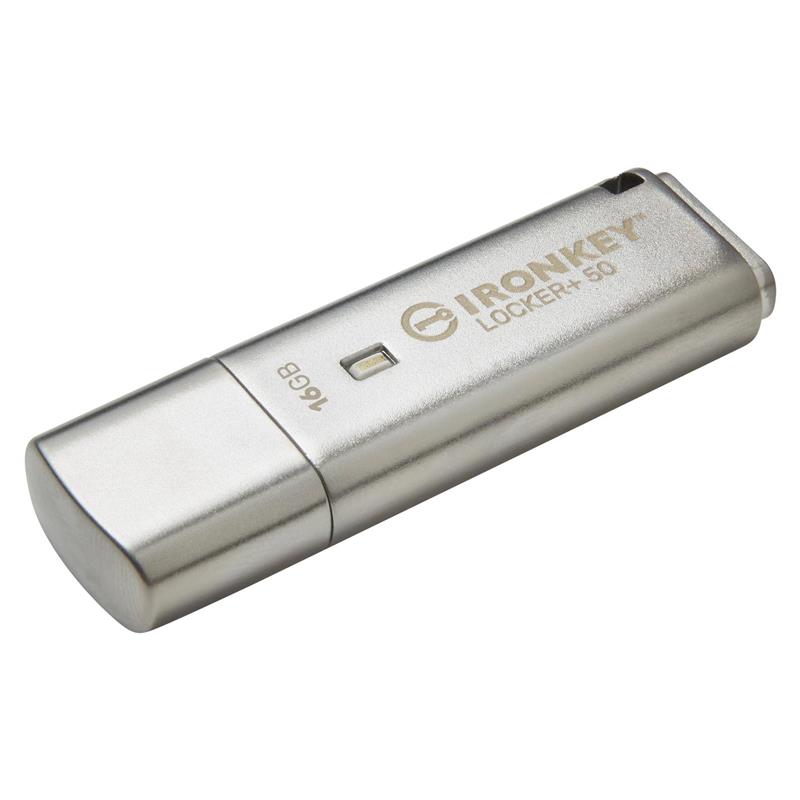 Флеш-накопичувач USB3.2 16GB Kingston IronKey Locker+ 50 (IKLP50/16GB)