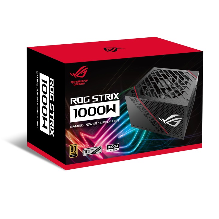 Блок живлення Asus ROG Strix 1000G 1000W Gold (90YE00AA-B0NA00)