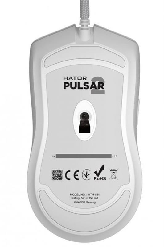 Миша Hator Pulsar 2 White (HTM-511)