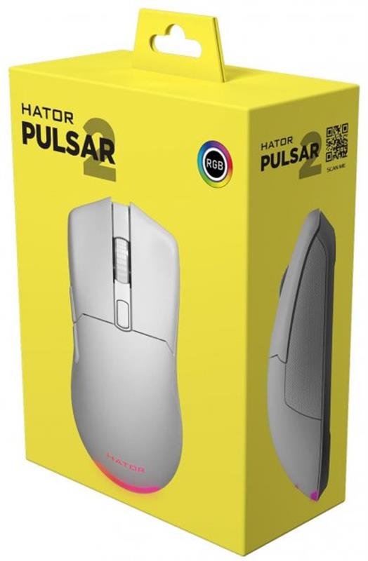 Миша Hator Pulsar 2 White (HTM-511)