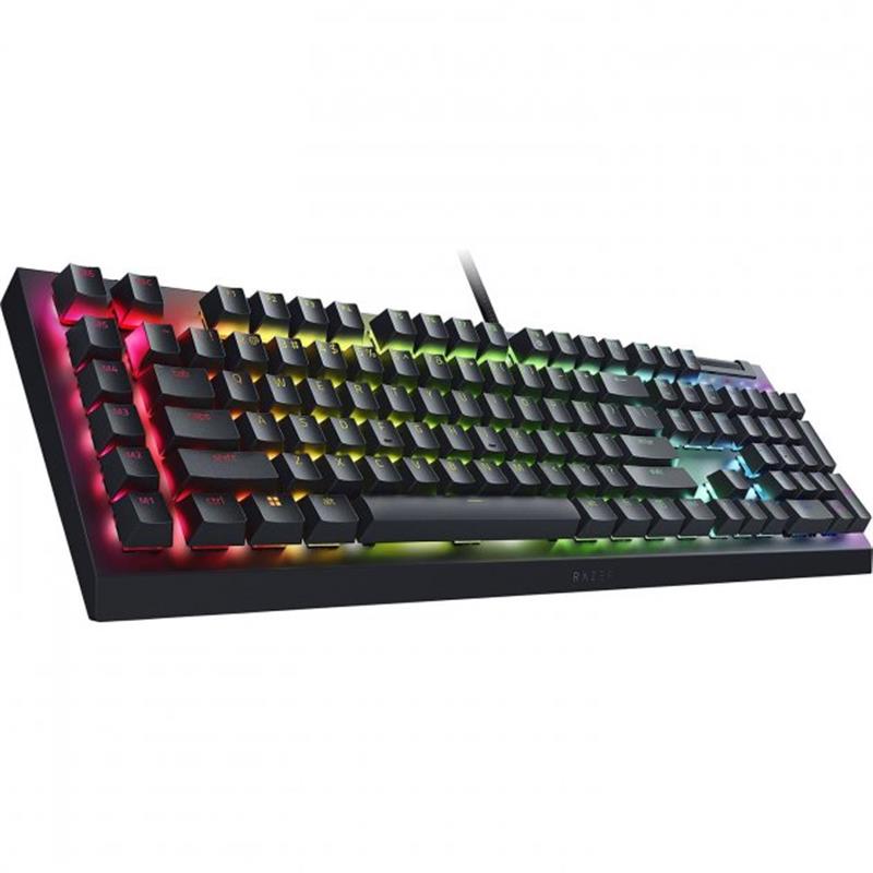 Клавіатура Razer BlackWidow V4 X Yellow Switch RU Black (RZ03-04702500-R3R1)