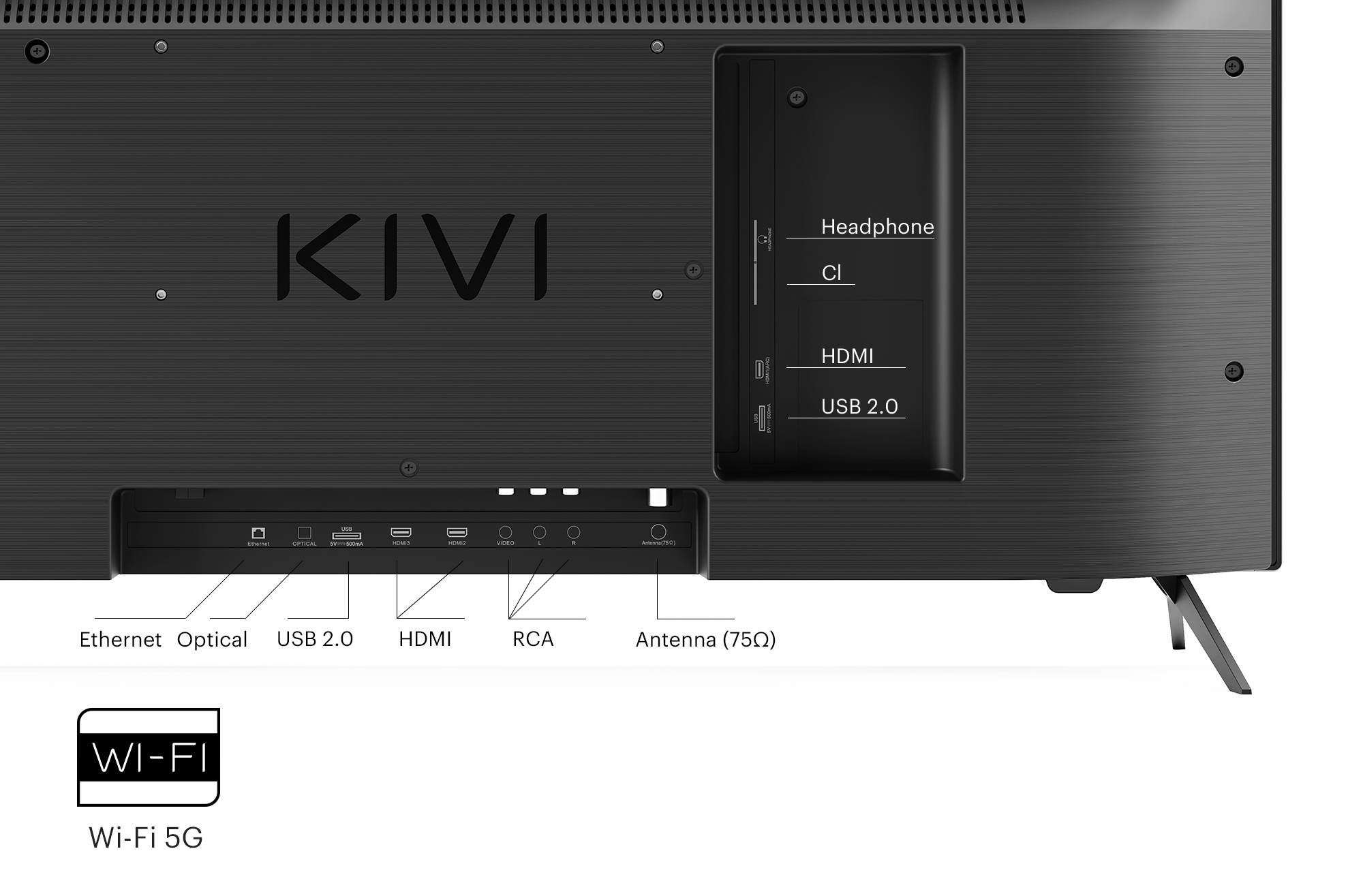 Телевiзор Kivi 32H760QB