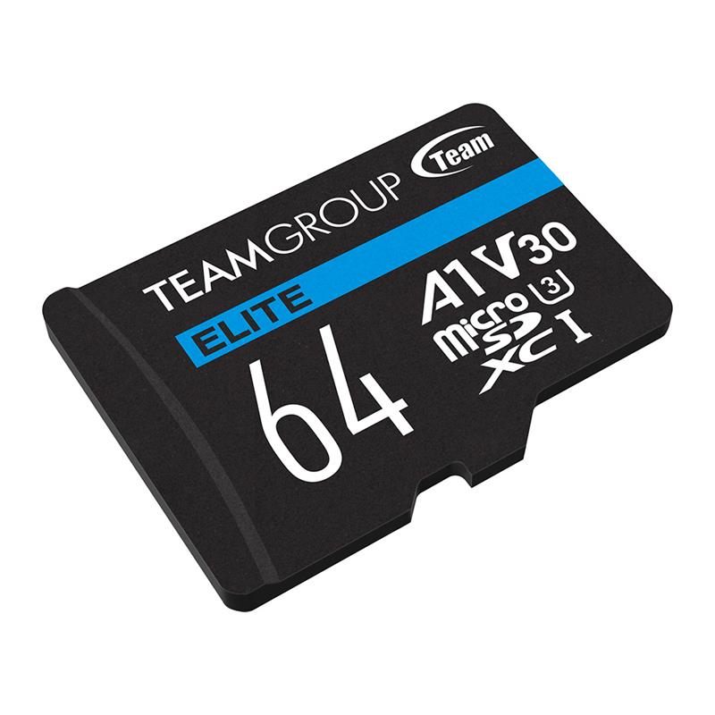 Карта пам`ятi MicroSDXC 64GB UHS-I/U3 Class 10 Team Elite (TEAUSDX64GIV30A103)