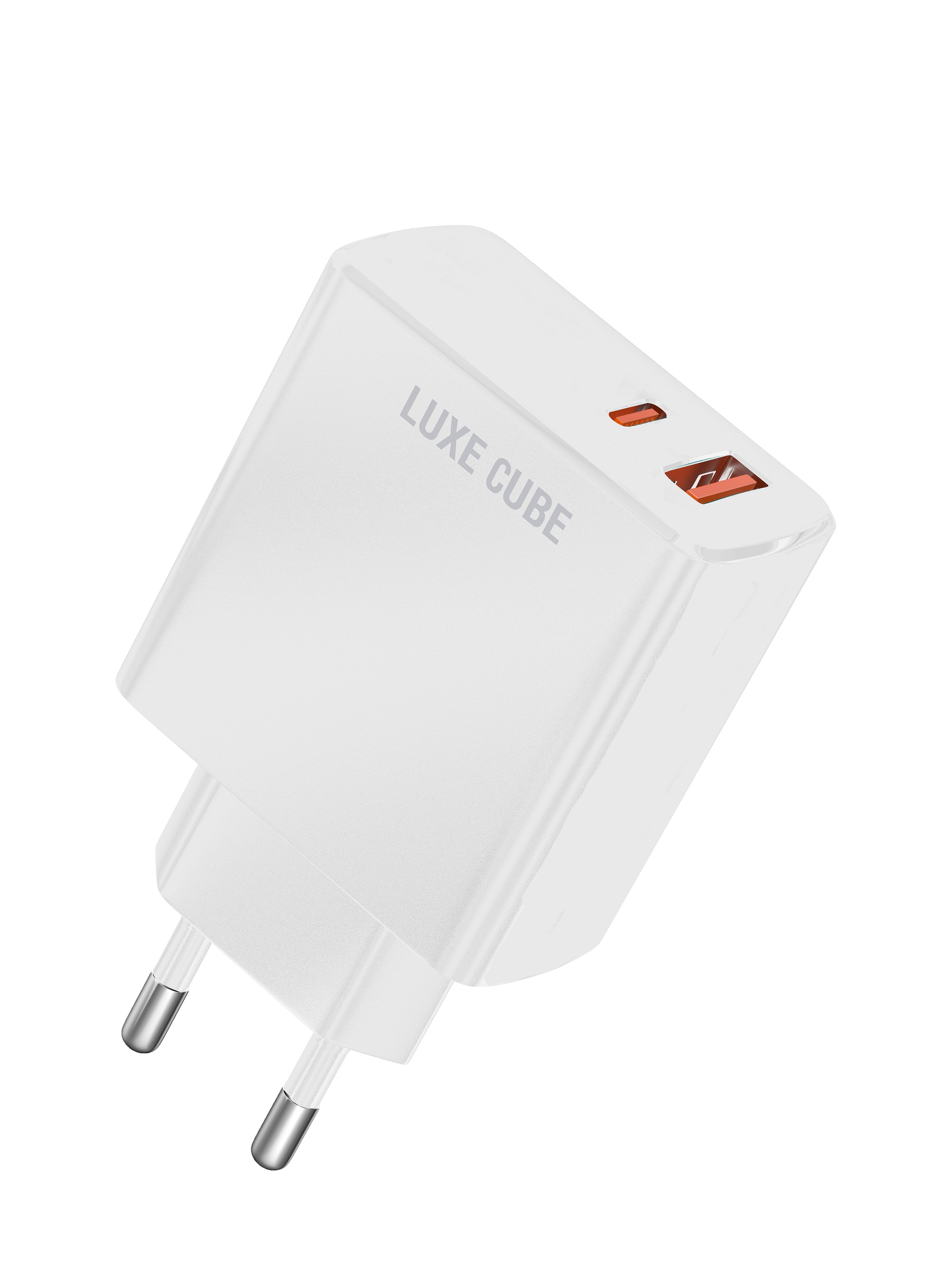 Зарядний пристрій Luxe Cube 2USB 36W QC3.0+PD White (4120201336367)