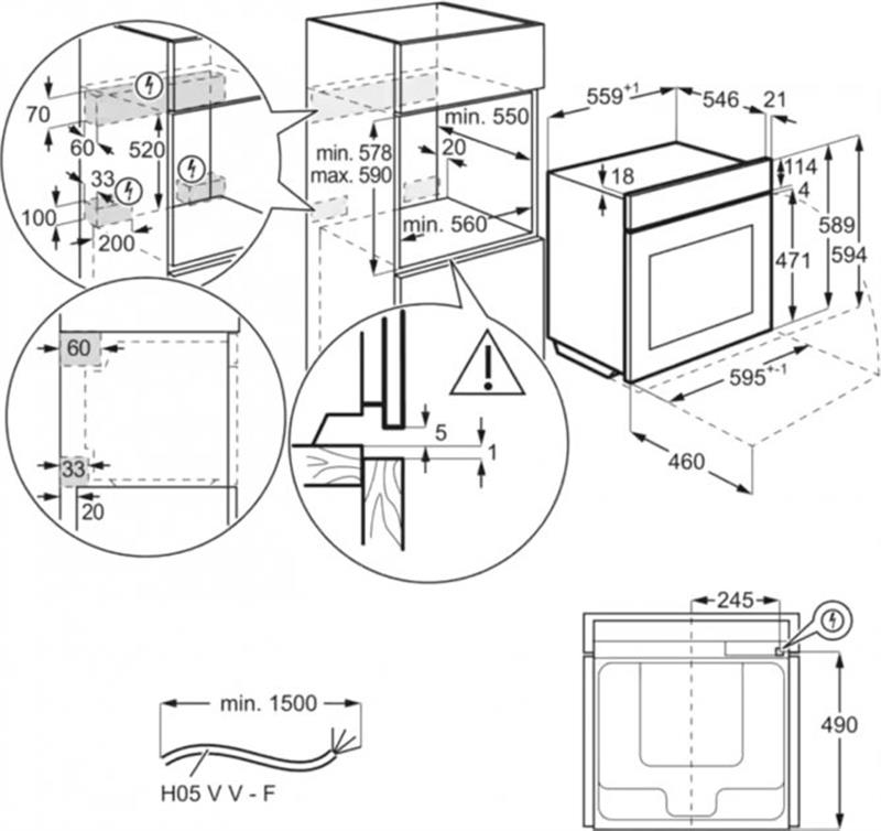 Духова шафа Electrolux EOF5C50BZ