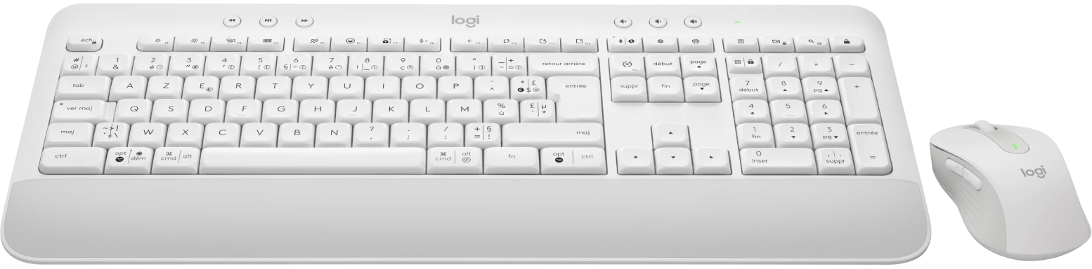 Комплект (клавіатура, мишка) бездротовий Logitech MK650 Combo for Business White (920-011032)