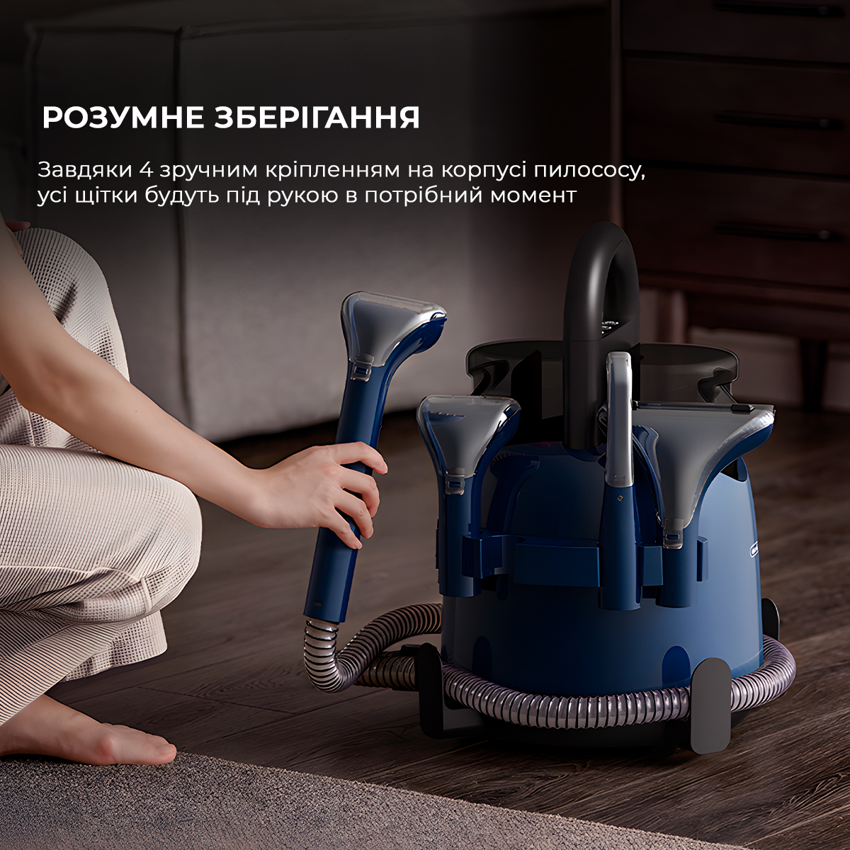 Пилосос з функцією чищення меблів Deerma Suction Vacuum Cleaner (DEM-BY200)