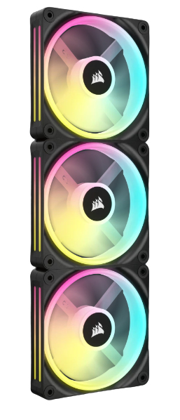 Вентилятор Corsair iCUE Link QX120 RGB PWM PC Fans Starter Kit with iCUE Link System Hub (CO-9051002-WW)