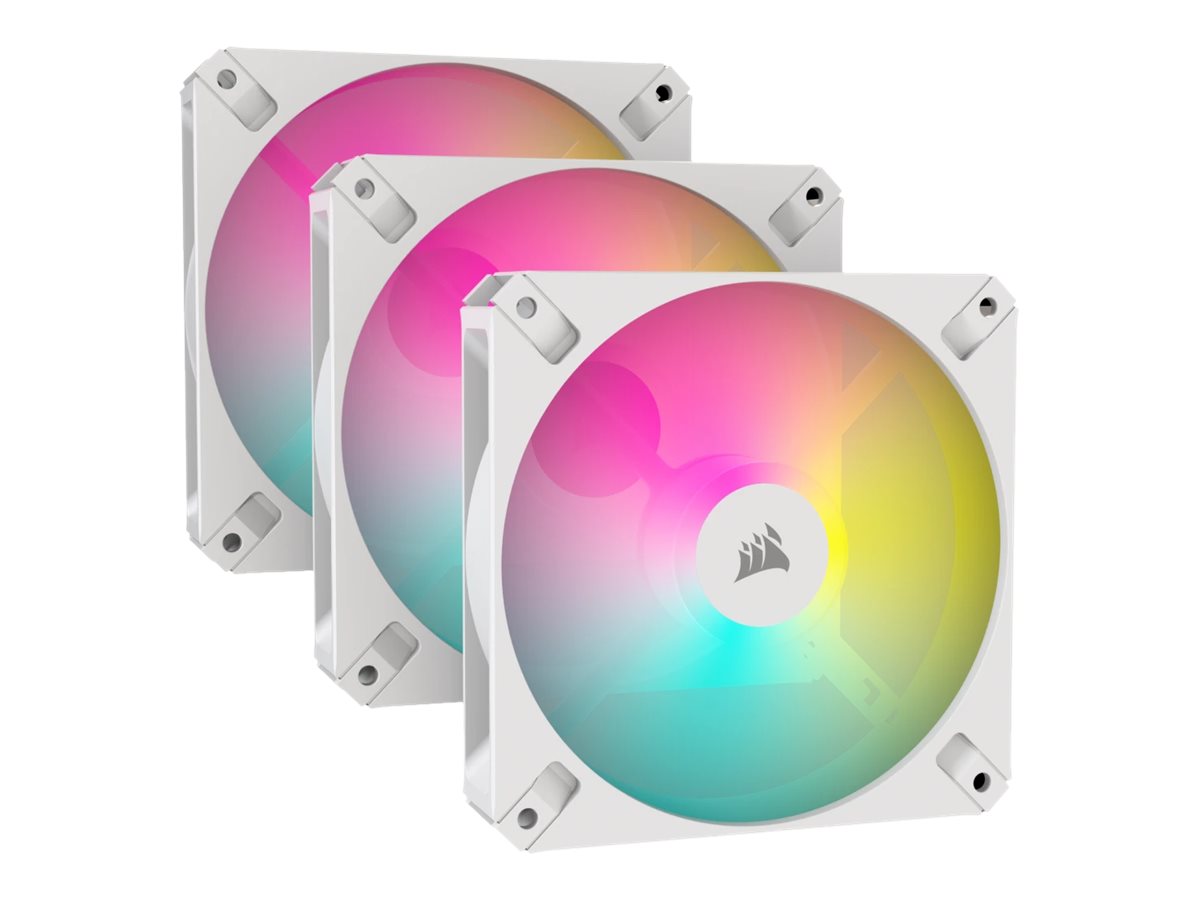 Вентилятор Corsair iCUE AR120 Digital RGB 120mm PWM Fan Triple Pack White (CO-9050169-WW)