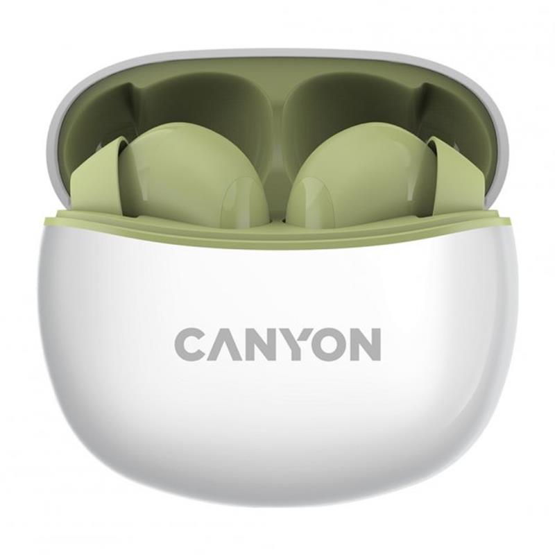 Bluetooth-гарнітура Canyon TWS-5 Green (CNS-TWS5GR)