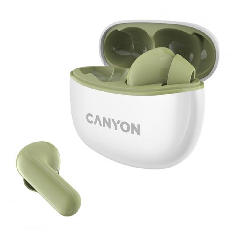 Bluetooth-гарнітура Canyon TWS-5 Green (CNS-TWS5GR)