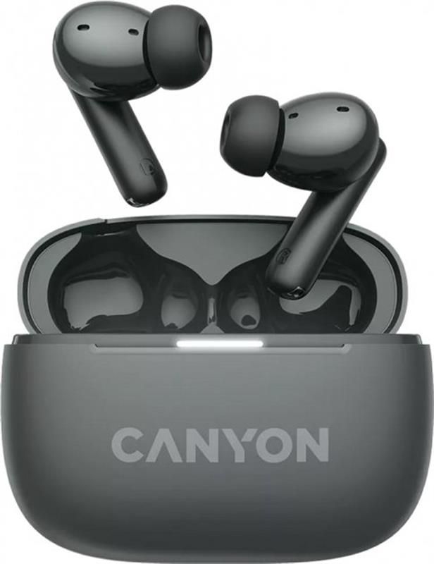 Bluetooth-гарнітура Canyon OnGo TWS-10 ANC ENC Black (CNS-TWS10B)