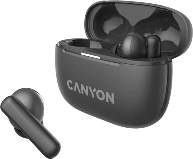 Bluetooth-гарнітура Canyon OnGo TWS-10 ANC ENC Black (CNS-TWS10B)